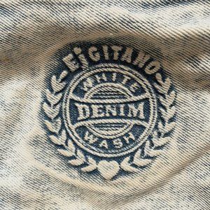 👖 VINTAGE 80s EJ Gitano Denim Tote Bag 👖